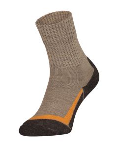 2-Pack Sportieve Merino Wollen Wandelsokken S12 - Unisex Beige